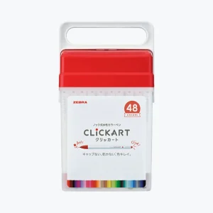Zebra-Marker-Clickart-0.6mm-Piece-Set-7.jpgv1734097707 Zebra - Marker - Clickart 0.6mm - 48 Piece Set